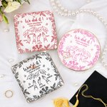 Personalizzato Multicolore Graduation Cap Toss Design Ceramic Trinket Jewelry Dishish con nome e anno Home Decor Graduation Gift per amici laureati