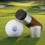 Personalized Golf-Themed Monogram Golf Ball Stamp with Name and Tin Box Golf Club Game Day Birthday Gift for Golf Lovers