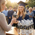 Personalized Photo Congrats Waterproof Graduation Water Bottle Labels Stickers with Name and Year Set of 20 Graduation Party Gift for Graduates