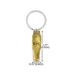Personalised Hand Stamped Bullet Keychain with Engraved Initials Daily Use Anniversary Gift for Boyfriend Husband Military Enthusiast