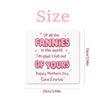 Personalized Happy Mother's Day Design 11 oz 15 oz Ceramic Mug with Name and Coaster Mother's Day Gift for Mom