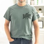 Gepersonaliseerd 1-6 Namen 100% Katoen Zacht T-shirt met Titel en Datum Vaderdag Cadeau voor Papa Opa