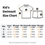 Gepersonaliseerd Schattig Zeemeermin Zeedier Anti-UV Kinderbadpak met Naam Zwembad Zomer Cadeau voor Jongens Meisjes