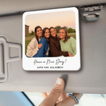 Henkilökohtainen valokuva puinen auton visiiri Clip teksti auton tarvikkeet syntymäpäivä vuosipäivä lahja pariskunnille