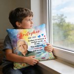 Personalisierte Aquarell Foto Herz Pfote drucken weiche Kissen Abdeckung mit Namen Sympathie Memorial Geschenk für Tierbesitzer Familie