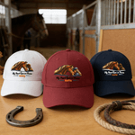 Personalizzato acquerello cavallo sport classico berretto da baseball con nome gioco all'aperto accessorio quotidiano regalo di compleanno per gli amanti del cavallo