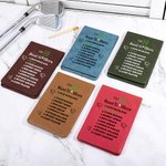 Personalised Top 10 Best Golfers Golf Scorecard Holder Yardage Book Cover with Name and Pencil Loop Birthday Sports Gift for Coach Golf Players