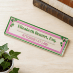 Targa da scrivania in acrilico con supporto Laurea Compleanno Sorority Regalo personalizzato per i membri Laureati Sorelle