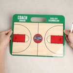 Lavagna magnetica personalizzata per allenatori di palloni con logo e nome Regalo di allenamento sportivo per allenatori di palloni appassionati di sport