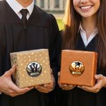 Personalised Graduation Cap Initial Waterproof Stickers with Name Favor Label Celebration Graduation Party Decor for Graduates