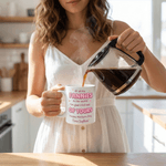 Personalized Happy Mother's Day Design 11 oz 15 oz Ceramic Mug with Name and Coaster Mother's Day Gift for Mom