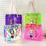 Henkilökohtainen sarjakuvahahmo syntymä kukka Neon Laser selkeä suuri Kangaskassi nimi häät puolue matkailu tarvikkeet lahja hänelle