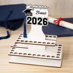 Gorro de Graduación Personalizado Star Cake Money Holder con Nombre y Texto 50holes Regalo de Graduación para la Clase de 2026 Graduados