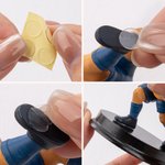 Henkilökohtainen Cartoon Soccer Lapset Photo Figurine Ornamentti nimi Desk Decor Team Syntymäpäivälahja pojille Soccer Lovers