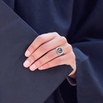 Personalised University Class Signet Ring with Initials School Name Engraving Text Class of 2026 Graduation Gift for Graduate
