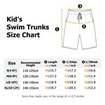 Personalised Tropical Plants Hawaiian Style 1-5 Face Photos Swim Trunks with Drawstring Holiday Beach Party Birthday Gift for Kids Men
