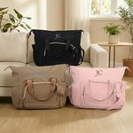 Personalised Embroidered Name Large Capacity Mommy Bag with Shoulder Strap Pregnancy Baby Shower Mother's Day Gift for New Mom