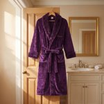 Personalized Embroidered Monogram Name Plush Bathrobe Daily Use Birthday Mother's Day Gift for Women