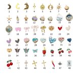 Personalisierte Birthstone Initial Build Your Own Lenkrad Charm Kette Autozubehör Geburtstag Geschenk für Familie Freund Autobesitzer