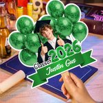 Personliga ballonger med band Graduation Fotofläkt med namn Graduation Ceremony Party Gift for Graduates