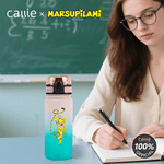 Personalised Long-Tailed Leopard Marsupilami Sport Water Bottle with Name Daily Use Birthday Gift for Kids Friends | Callie × Marsupilami®