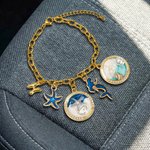 Personalisierte Birthstone Initial Build Your Own Lenkrad Charm Kette Autozubehör Geburtstag Geschenk für Familie Freund Autobesitzer