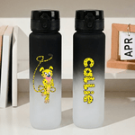 Personalised Long-Tailed Leopard Marsupilami Sport Water Bottle with Name Daily Use Birthday Gift for Kids Friends | Callie × Marsupilami®