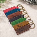 Personalised Engraved Pet Dog Cat Ear Keychain with Name Birthday Christmas Memorial Gift for Pet Lover