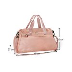 Sac de voyage imperméable personnalisé avec nom et silhouette de gymnastique rythmique - Cadeau d'anniversaire pour les amateurs de gymnastique