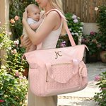 Personalised Embroidered Name Large Capacity Mommy Bag with Shoulder Strap Pregnancy Baby Shower Mother's Day Gift for New Mom