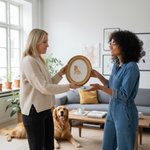 Personalized Watercolor Pet Portrait Oval Frame with Name Home Decor Pet Memorial Gift for Pet Lovers