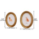 Personalized Watercolor Pet Portrait Oval Frame with Name Home Decor Pet Memorial Gift for Pet Lovers