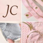 Personalised Embroidered Name Large Capacity Mommy Bag with Shoulder Strap Pregnancy Baby Shower Mother's Day Gift for New Mom