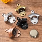 Personalized Vintage Wall-Mounted Bottle Opener with Engraved Text Home Bar Decor Birthday Father's Day Gift for Men Family