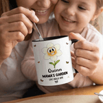 Personalized Birth Flower 11 oz 15 oz Ceramic Mug with Name and Title Daily Drinking Mother's Day Gift for Mom Grandma