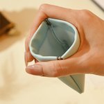 Personalised Birth Flower PU Leather Coin Handbag with Name Mother's Day Birthday Anniversary Gift for Women Girls