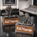 Personalised DJ Figurine Music Theme Desk Decoration with Name Party Planning Birthday Gift for Friend Music Lover