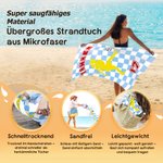 Personalisiertes Strandtuch im Fußball-Design | mit Silhouettenmotiv | in 2 Größen erhältlich | Geburtstag Geschenk für Fußball-Liebhaber
