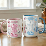 Personalised Crystal Style Medical Elements Ceramic Coffee Mug with Name Daily Use Birthday Nurses' Day Gift for Nurse