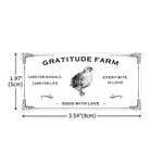 Personalized 20 Per Sheet Fresh Chicken Duck Quail Egg Carton Labels Stickers with Text Self Adhesive Chicken Coop Supply Gift for Farm Owners