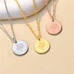 Personalized Tree of Life Necklace with 1-5 Names Dainty Jewellery Birthday Mother's Day Gift for Mom Woman