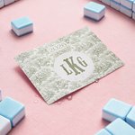 Personalized Chinoiserie Mahjong Tri-fold Card Cover Waterproof Stickers Set with Letters Gift Decor Mahjong Accessory Gift for Mahjong Lovers