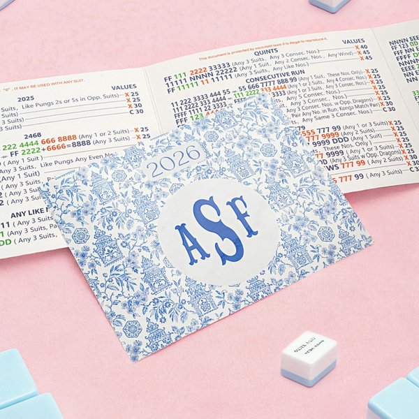 Henkilökohtainen Chinoiserie Mahjong Tri-kertainen kortti kansi Vedenpitävä tarroja asetettu kirjaimet lahja sisustus Mahjong lisävaruste lahja Mahjong ystäville