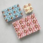 Henkilökohtainen syntymä kukka seppele syntymäpäivä hattu raidallinen käärepaperi kasvot valokuva syntymäpäivä suosikki perheen ystävät