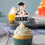 Cara personalizada Foto Graduación Cupcake Toppers Juego de 12 Graduación Decoración de la fiesta Regalo para la clase de 2026 Graduados
