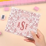 Personalized Chinoiserie Mahjong Tri-fold Card Cover Waterproof Stickers Set with Letters Gift Decor Mahjong Accessory Gift for Mahjong Lovers