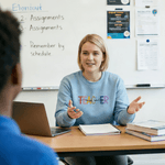 Personalisierte Multicolor Lehrer Sweatshirt T-shirt Hoodie mit Titel und Nachname Graduierung Lehrer Anerkennung Geschenk für Lehrer