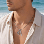 Personalizzato inciso nome bussola collana gioielli Dainty Compleanno anniversario laurea regalo per le donne uomini viaggiatori