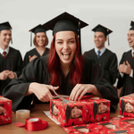 Personalised Face Photo Graduation Cap Wrapping Paper with Name Graduation Party Favor for Graduates Friends