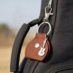 Personalizzato inciso I Couldn't Pick A Better Guitar Pick Portachiavi con testo e custodia Regalo di compleanno e anniversario per il fidanzato padre